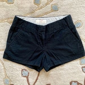 J. Crew Chino Shorts Black